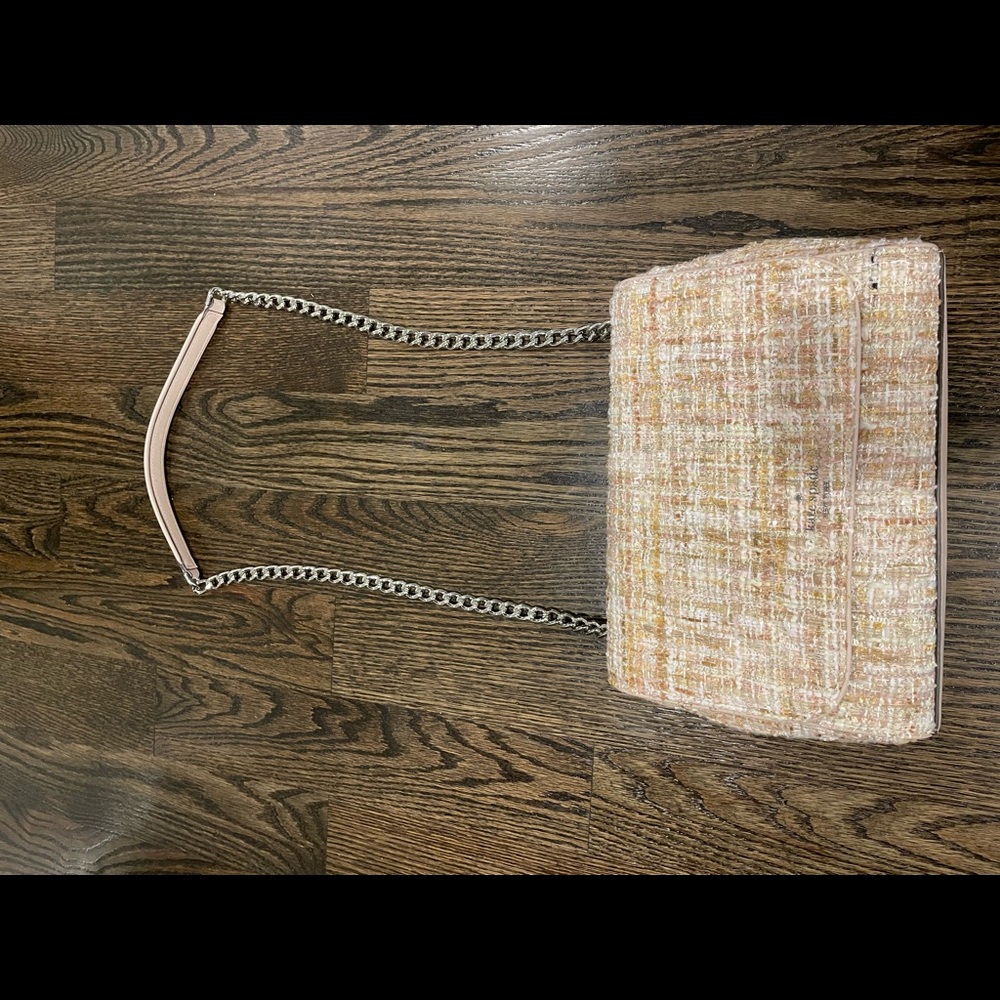 Kate Spade Light Pink Tweed Purse! NWOT!